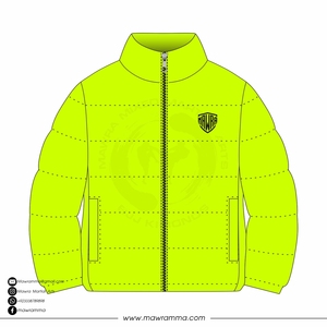 Mawra – Manteau d'hiver matelassé personnalisé avec logo pour homme, veste chaude matelassée, streetwear d'extérieur, vêtements décontractés, fabricant de vêtements - Product Image 5