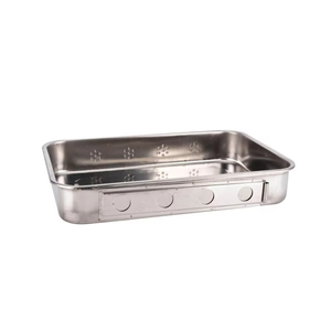 Plateaux pour instruments dentaires manuels en acier inoxydable de taille personnalisée, boîtes de traitement chirurgical certifiées CE pour usage hospitalier - Product Image 4