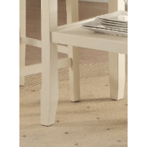 Table de salle à manger à hauteur de comptoir avec finition crème Tartys - Product Image 4