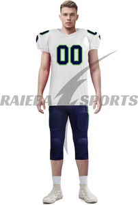 Uniforme de Fútbol Americano Sublimado de Diseño Personalizado, Tela Elástica en Cuatro Direcciones de Primera Calidad que Absorbe el Sudor, Ropa Deportiva para Equipos de Fútbol Americano - Product Image 3