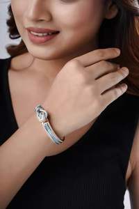 Montre-bracelet de luxe en pierre bleue pour femme, plaquée or, élégante, à quartz, pour soirée, bijou cadeau pour dames - Product Image 2