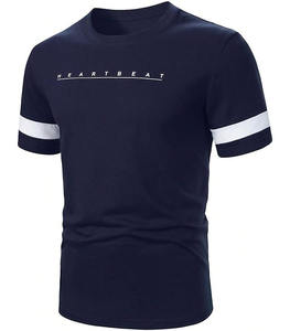 Camiseta Casual de Cuello Redondo para Hombre con Diseños Impresos Personalizados, 100% Algodón, Corte Holgado, Tela Transpirable para Uso Diario - Product Image 2