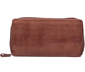Cartera de Cuero Genuino de Lujo Coronet International Ele con Bloqueo RFID, Tarjetero, Monedero Largo con Cremallera para Mujer, Poliéster - Product Image 1