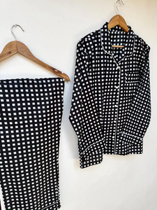 Ensemble de pyjama coordonné pour femmes Naaz Textile, imprimé à rayures de tigre, décontracté pour l'été, vêtements de détente et de sommeil, en coton doux et respirant, tenue de nuit - Product Image 5