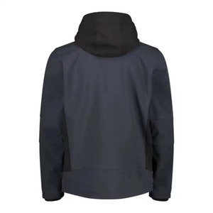 ผู้ผลิตเสื้อผ้า OEM คุณภาพพรีเมียม เสื้อแจ็คเก็ตแบบมีฮู้ด ผ้า softshell สำหรับกิจกรรมกลางแจ้ง กันน้ำ กันลม ระบายอากาศได้ดี แบบสองด้าน - Product Image 2