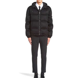 Vestes matelassées en coton pour hommes, style streetwear, avec col montant, chaudes, à fermeture éclair, épaisses, pour usage intérieur et extérieur - Product Image 3