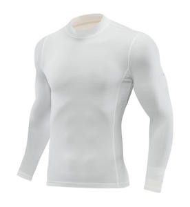 Camiseta Deportiva de Compresión de Manga Larga para Hombre, Transpirable, de Secado Rápido, Antiarrugas, Capa Base para Entrenamiento en el Gimnasio - Product Image 1
