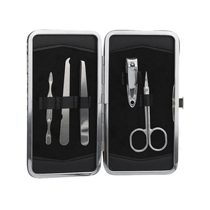 Salon Quality Anti-Rust Reusable OEM Manicure <b>Sets</b> Russian Tools Nail Caring Kit with Scissors Pusher Cutter & Nail File - Product Image 1