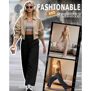 Pantalon de randonnée large et résistant à l'eau pour femme avec cordon de serrage et poches discrètes - Product Image 5