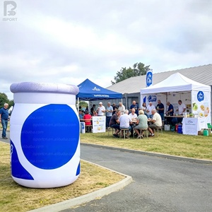 Contenedor Inflable Gigante de Yogur de 2.5m con Logotipo Personalizado, Escultura de Tarro de Leche con Luz LED para Exposiciones de Alimentos/Publicidad de Marca - Product Image 3