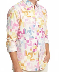 Chemise de randonnée pour homme, 100% coton, couleur unie, écologique, manches longues, séchage rapide, anti-plis, respirante, vêtements de plein air - Product Image 5