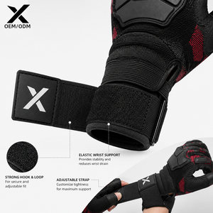 Gants de musculation personnalisés en maille à doigts complets, respirants, unisexes, pour la gym, le fitness, l'entraînement, antidérapants, OEM ODM - Product Image 5