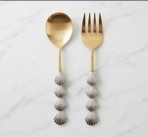 Ensemble de couverts minimalistes en acier inoxydable, finition miroir, manche long, passe au lave-vaisselle, cuillère, fourchette, couteau pour dîner de mariage - Product Image 1