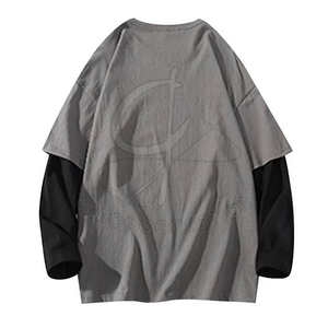 Camiseta Formal Personalizada para Hombre, 100% Algodón, Manga Larga, Talla Grande - Product Image 2