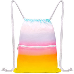 Bolsa con Cordón Sublimada Resistente al Agua, Forro de Poliéster, para Gimnasio, Compras, Deportes, Yoga, Mochila con Cordón - Product Image 1