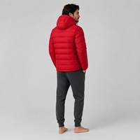 Veste d'hiver légère et chaude pour homme, style streetwear, matelassée, doublée, résistante à l'eau, entièrement rembourrée, avec capuche