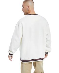 Sweat-shirt à capuche personnalisé en coton respirant à col en V pour homme, impression 3D OEM en gros, sweat-shirt unisexe de qualité supérieure - Product Image 2