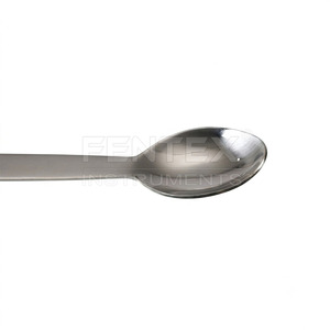 Cuchara de laboratorio de doble cabezal de acero inoxidable, espátula, herramienta de muestreo químico, resistente a la corrosión, alta calidad - Product Image 2