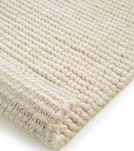 Tapis modernes en laine naturelle tressée à la main, tapis tissés à la main en boucle pour salon - Product Image 3