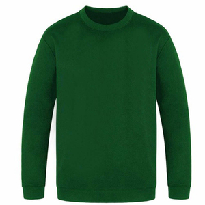 เสื้อสเวตเชิ้ตคอกลมสีเขียวสำหรับผู้ชาย ทรงปกติ สีพื้น ลำลอง ถักทอ แขนยาว ใส่ได้ในฤดูใบไม้ร่วง - Product Image 1