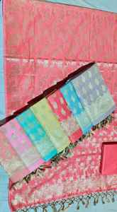 Costume en soie pure Banarasi 3 pièces jaal - Product Image 2