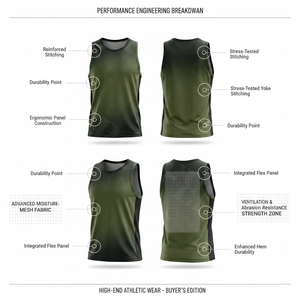 Custom Fitness <b>Clothing</b> Manufacturer Outdoor Apparel Training Blank Custom Sublimation Design Sleeveless Gym Tank Top For Men's - Product Image 2