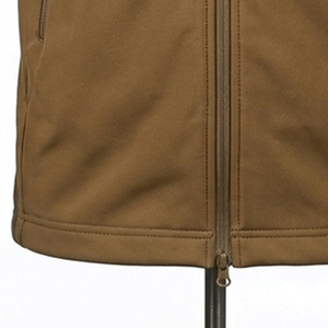 Vestes softshell coupe-vent sur mesure pour hommes, unisexes, impression par sublimation, matière imperméable, fermeture éclair - Product Image 6