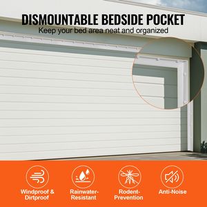 Guarnizione Universale per Porta del Garage da 34 Piedi, Resistente alle Intemperie, in Materiale Composito Morbido e Rigido, per Sostituzione Guarnizioni Superiori e Laterali - Product Image 3