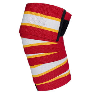 ผ้าพันเข่าแบบพับได้ น้ำหนักเบา ปรับได้ กันลื่น ทำจากยางธรรมชาติ สำหรับการฝึกยกน้ำหนักสำหรับผู้ใหญ่ - Product Image 5