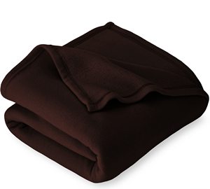 Couverture en polaire de luxe, super douce, couleur café, sans bordure en satin - Product Image 3