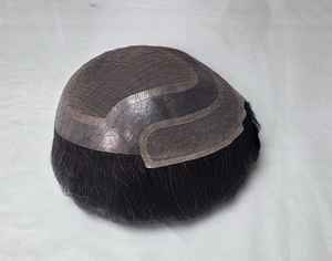 Toupee para Hombre Taz Hair, Peluca de Cabello Humano 100%, Densidad 60%-150%, Cabello Remy Indio, Resistente al Agua, Suave, Ondulado Profundo - Product Image 2