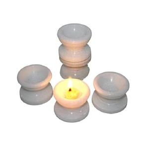 Unique Candle <b>Jar</b> Stand Holder with <b>Marble</b> Base Elegant Metal Candle Holder for Home Decor Weddings Tabletop Lighting - Product Image 4