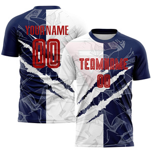 Uniforme de Fútbol Personalizado con Logotipo, Conjunto de Camiseta y Pantalones Cortos de Secado Rápido para Equipos y Clubes, Venta al Por Mayor OEM - Product Image 1