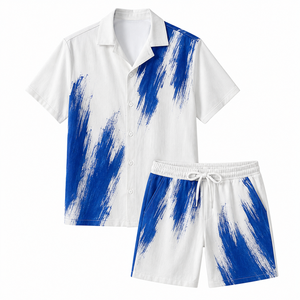 Men Personalized Summer Premium Quality New Design Wholesale Men Casual T-shirt And Short <b>Sets</b> High Quality Blank <b>Twin</b> <b>Sets</b> - Product Image 5