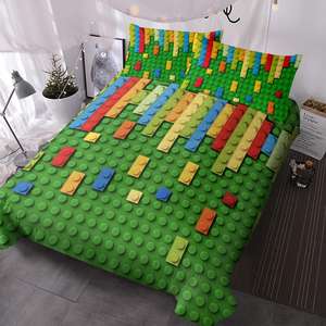 Juego de Ropa de Cama Floral de Algodón 100% Tejido, Tamaño Queen, Suave y Transpirable, con Funda Nórdica y Fundas de Almohada, Decoración Moderna para el Hogar - Product Image 4