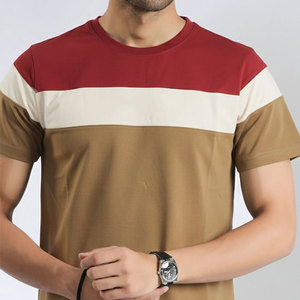 ออกแบบแผงเสื้อผ้าตามสั่ง วัสดุผ้าฝ้าย 100% 180 กรัมต่อตารางเมตร แขนสั้น คอกลม ผู้ผลิตเสื้อผ้า OEM ทรงปกติ เสื้อยืดเรียบ - Product Image 5
