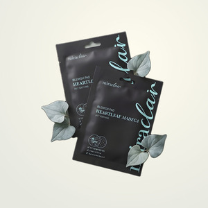 แผ่นมาส์กบำรุงผิวหน้า Miraclair Korean Heartleaf Madeca Blemish Pad 2 แผ่น ผลิตในเกาหลี สารสกัดจากพืชขาว - Product Image 2
