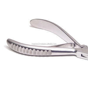 Alicates de punta plana de acero inoxidable con mandíbula ancha de nailon de alta calidad, ligeros, para trabajos precisos, herramienta para hacer joyas, 5 pulgadas / Personalizado - Product Image 3