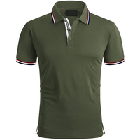 Polo tendance couleur beige uni, boutonné, en coton premium, logo personnalisé, approvisionnement en gros du Pakistan