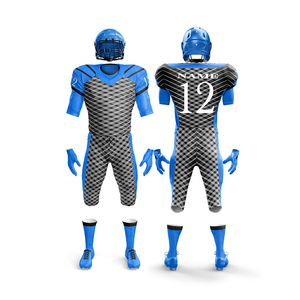 Uniforme de Fútbol Americano Personalizado para Hombre, Calidad Premium, 100% Poliéster, Manga Corta, Ropa Deportiva de Equipo, Servicio OEM, Pakistán - Product Image 5