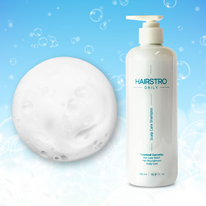 แชมพูดูแลหนังศีรษะ HAIRSTRO ขนาด 500 มล. ออร์แกนิค ไบโอตินและใบบัวบก ช่วยเร่งการเจริญเติบโตของเส้นผม ลดการหลุดร่วง เหมาะสำหรับทุกสภาพเส้นผม ใช้ได้ทั้งชายและหญิง สำหรับผู้ใหญ่ - Product Image 4
