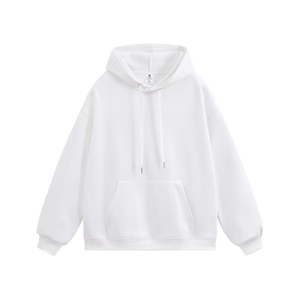 Sweat à capuche oversize pour homme en molleton épais 450 g/m² 100 % coton, teint uni, personnalisable pour impression en relief 3D, avec épaules tombantes - Product Image 2