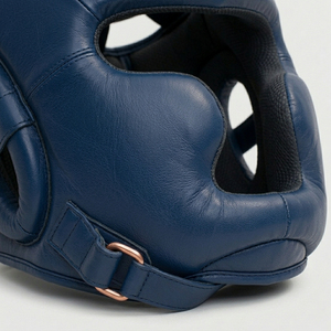Casque de boxe en cuir réglable professionnel noir, service OEM, vente chaude - Product Image 6