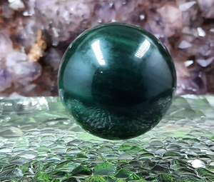 Polished Black <b>Crystal</b> Sphere <b>Balls</b> Christmas Mascot Love Theme Crafts Collection - Product Image 2