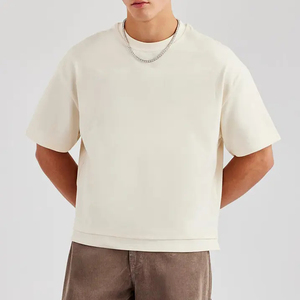Camiseta Casual de Manga Corta para Hombre, 100% Algodón, Cuello Redondo, Tela Suave y Transpirable para Uso Diario, Ropa Deportiva y Casual - Product Image 5