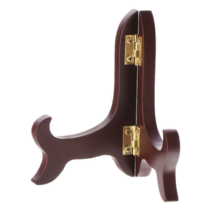 Soporte de Madera para Platos, Estante de Madera en Forma de A, Soporte de Almacenamiento Rústico de un Solo Nivel, Soporte de Madera para Platos - Product Image 5