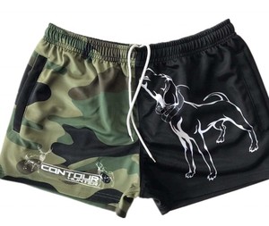 Pantalones Cortos de Rugby Personalizados Casuales 100% Algodón con Estampado Transpirable de Talla Grande para Niños, de Secado Rápido y Antipilling para Entrenamiento - Product Image 1