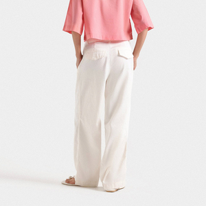Services OEM – Nouveauté 2026 – Pantalon cargo streetwear pour femme, coupe droite, taille élastique, respirant, en polaire, polyester/coton, haute qualité, été - Product Image 5