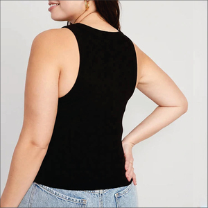 เสื้อกล้ามผู้หญิงรุ่นใหม่ล่าสุด ดีไซน์ทันสมัยไม่ซ้ำใคร ลายเรียบง่าย สไตล์ลำลอง ไซส์ใหญ่ คุณภาพสูง ระบายอากาศได้ดี พร้อมลายปัก - Product Image 5