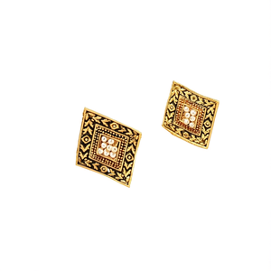 Spear Shaped Stud Earrings-Cute Classic Trendy Zircon Pearl Diamond Brass Alloy Copper Gift Party - Product Image 2